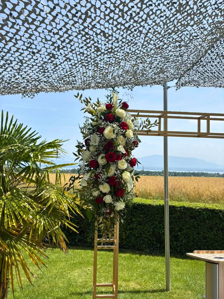 Bouquet de mariée intimiste pour mariage civil